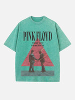 Pink Floyd Print Round Neck T-shirt