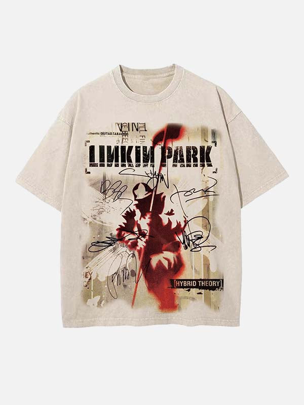 Linkin Park Print Round Neck T-shirt