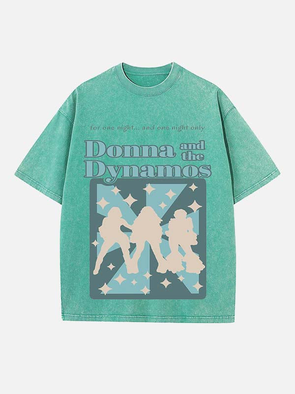 ABBA Print Round Neck T-shirt