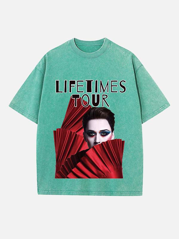 Katy Perry Print Round Neck T-shirt