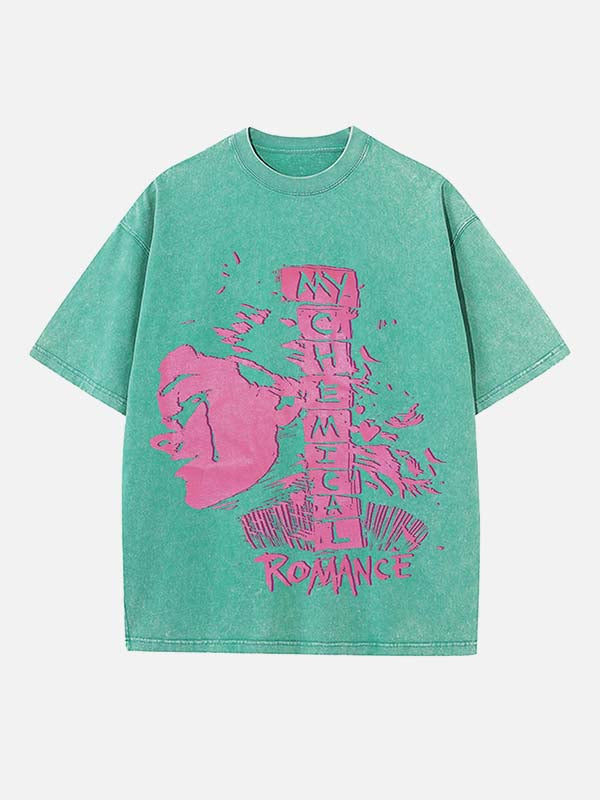 My Chemical Romance Print Round Neck T-shirt