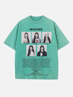 ILLIT Print Round Neck T-shirt