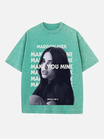 Madison Beer Print Round Neck T-shirt