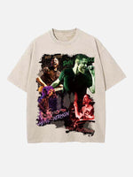 Imagine Dragons Print Round Neck T-shirt