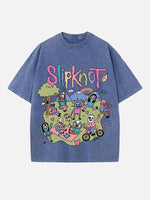 Slipknot Print Round Neck T-shirt