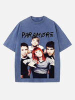 Paramore Print Round Neck T-shirt