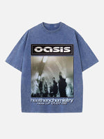 Oasis Print Round Neck T-shirt