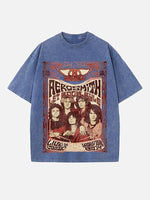 Aerosmith Print Round Neck T-shirt