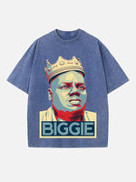 The Notorious B.I.G. Print Round Neck T-shirt