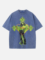 Charli xcx Print Round Neck T-shirt