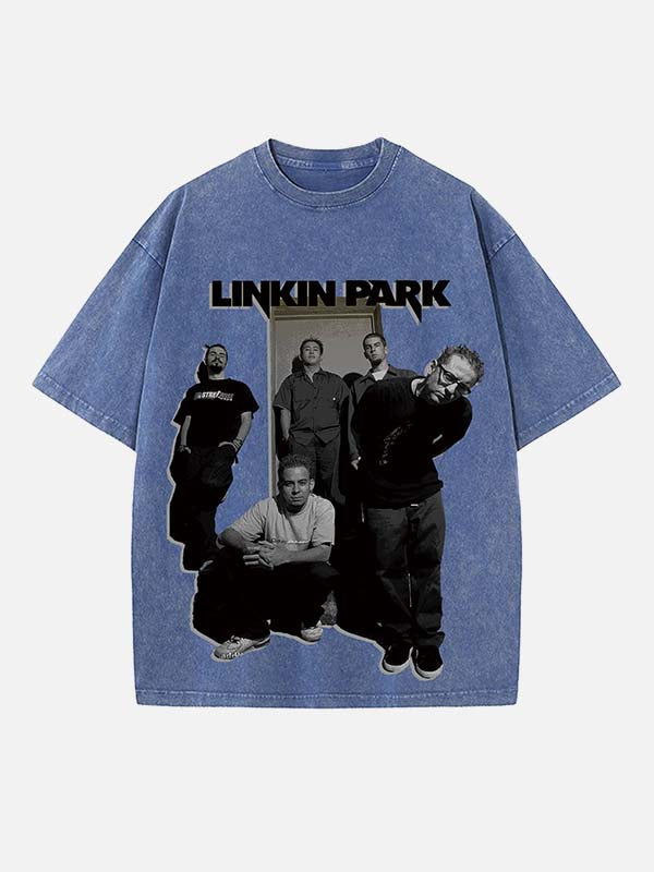 Linkin Park Print Round Neck T-shirt