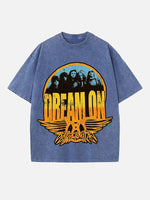 Aerosmith Print Round Neck T-shirt