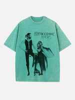 Fleetwood Mac Print Round Neck T-shirt