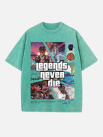 Juice WRLD Print Round Neck T-shirt