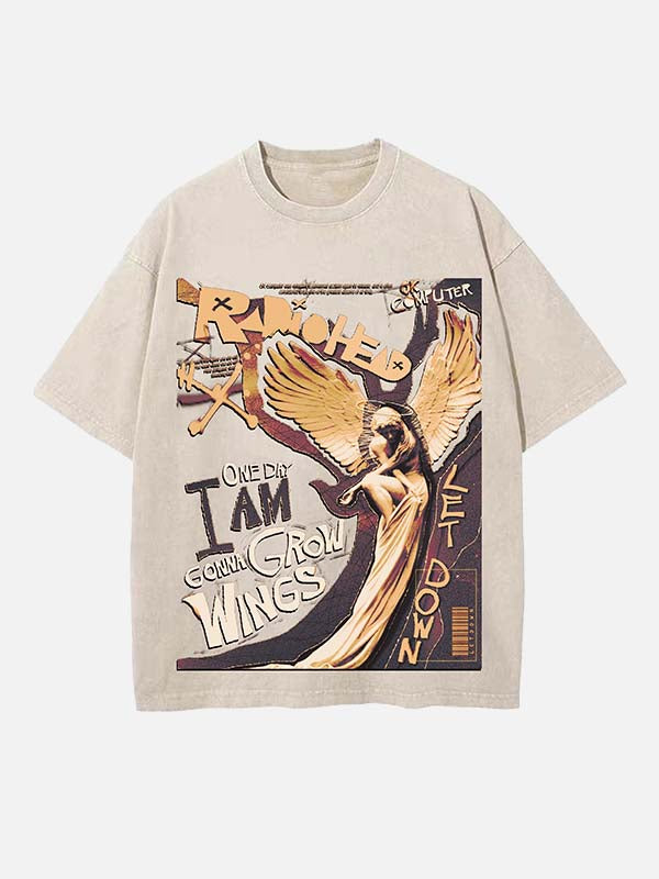 Radiohead Print Round Neck T-shirt