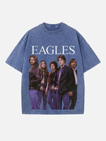 Eagles Print Round Neck T-shirt