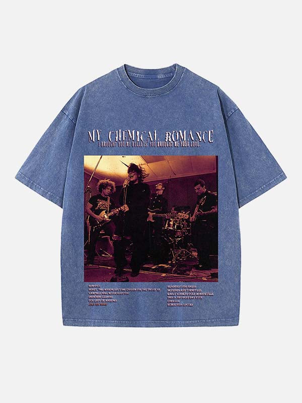 My Chemical Romance Print Round Neck T-shirt