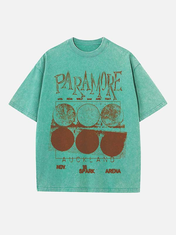 Paramore Print Round Neck T-shirt