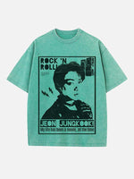 BTS Print Round Neck T-shirt