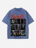 Slipknot Print Round Neck T-shirt