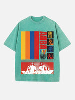 ABBA Print Round Neck T-shirt