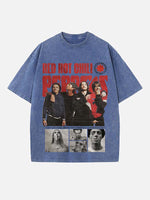 Red Hot Chili Peppers Print Round Neck T-shirt