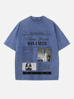 Olivia Dean Print Round Neck T-shirt