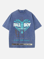 Fall Out Boy Print Round Neck T-shirt