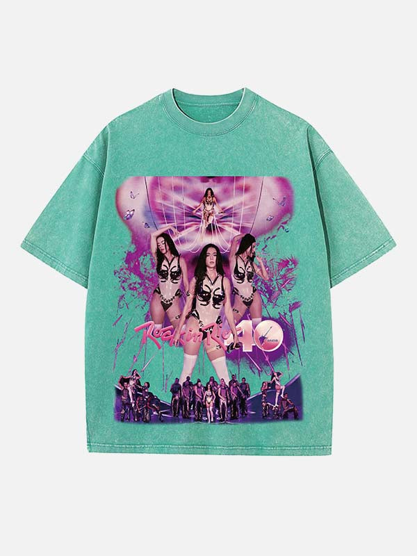 Katy Perry Print Round Neck T-shirt