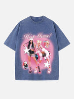 Aespa Print Round Neck T-shirt