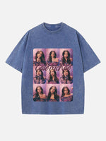 Tate McRae Print Round Neck T-shirt