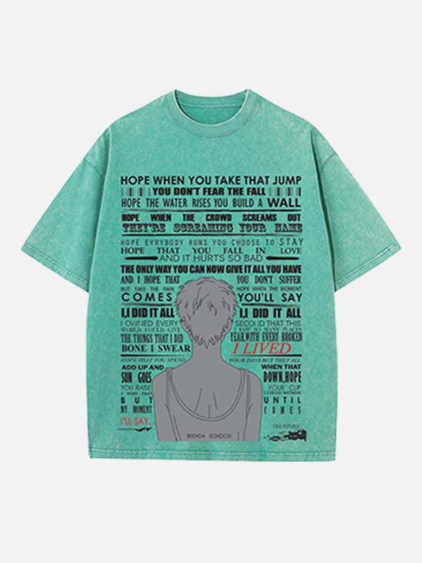 OneRepublic Print Round Neck T-shirt