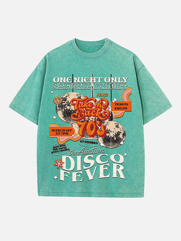 ABBA Print Round Neck T-shirt