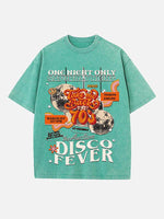 ABBA Print Round Neck T-shirt