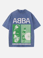ABBA Print Round Neck T-shirt