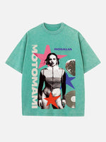 Rosalía Print Round Neck T-shirt