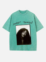 Olivia Dean Print Round Neck T-shirt