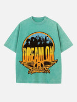 Aerosmith Print Round Neck T-shirt