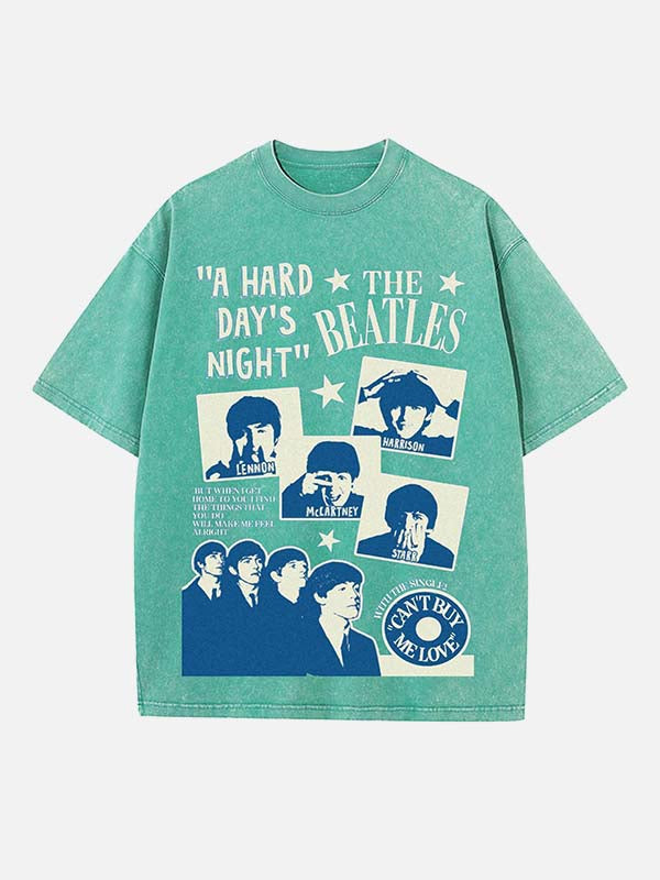 The Beatles Print Round Neck T-shirt