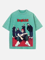 Limp Bizkit Print Round Neck T-shirt