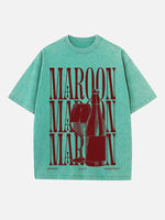 Taylor Swift Print Round Neck T-shirt