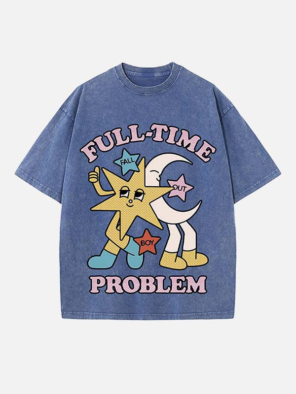 Fall Out Boy Print Round Neck T-shirt