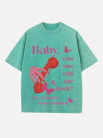 Doja Cat Print Round Neck T-shirt