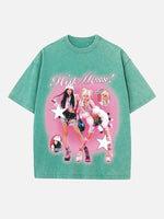 Aespa Print Round Neck T-shirt