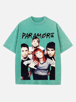 Paramore Print Round Neck T-shirt