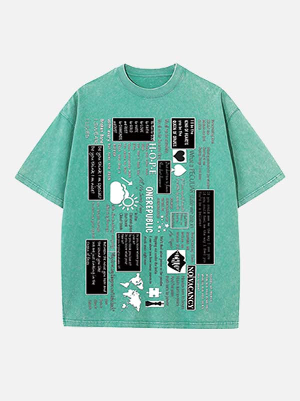 OneRepublic Print Round Neck T-shirt