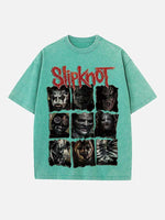 Slipknot Print Round Neck T-shirt