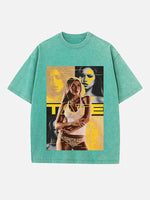 Tate McRae Print Round Neck T-shirt