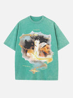 Rosalía Print Round Neck T-shirt