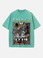 Eagles Print Round Neck T-shirt